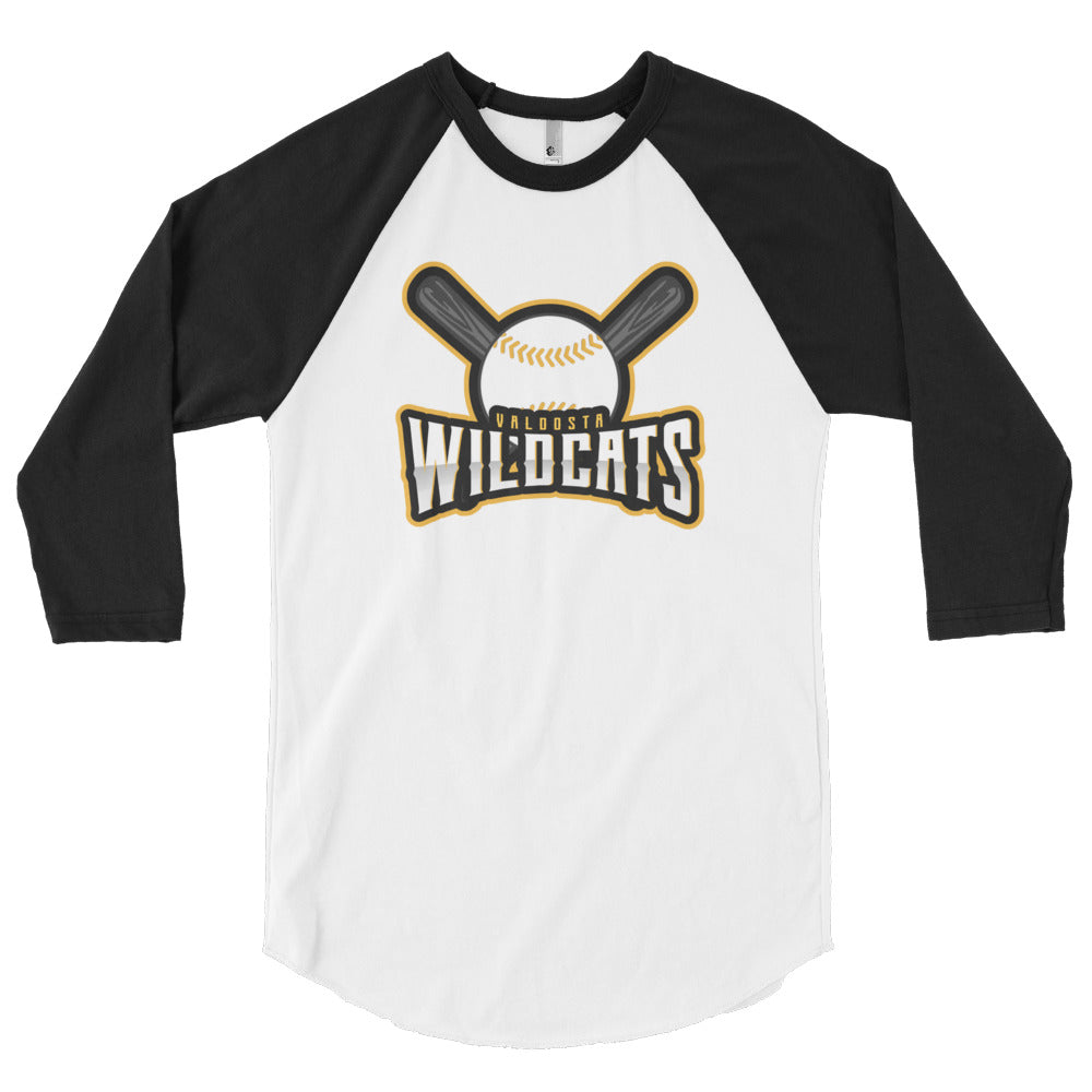 Valdosta Wildcats Baseball 3/4 Sleeve Shirt